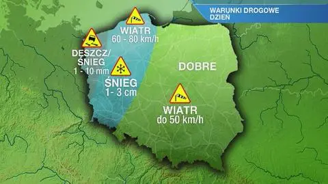 Warunki drogowe w środę