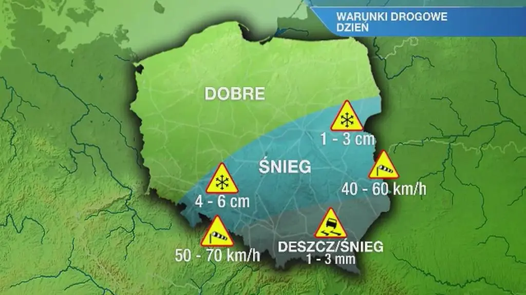 Warunki drogowe w środę