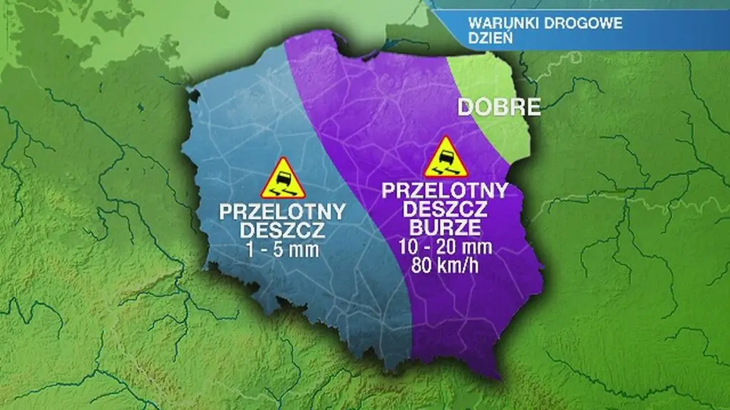 Warunki drogowe w środę