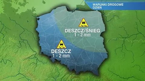 Warunki drogowe we wtorek
