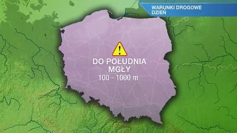 Warunki drogowe we wtorek