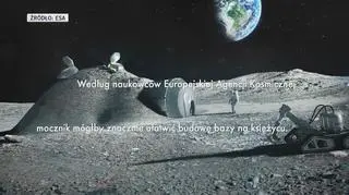 Według Europejskiej Agencji Kosmicznej ludzki mocz może pomóc zbudować bazę na Księżycu