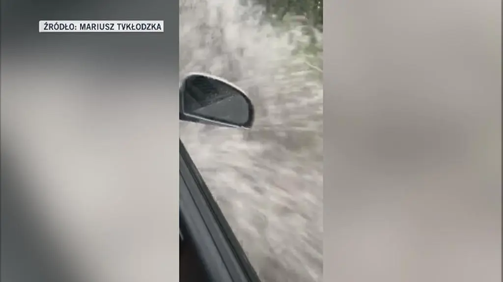 Woda na ulicach Kłodzka