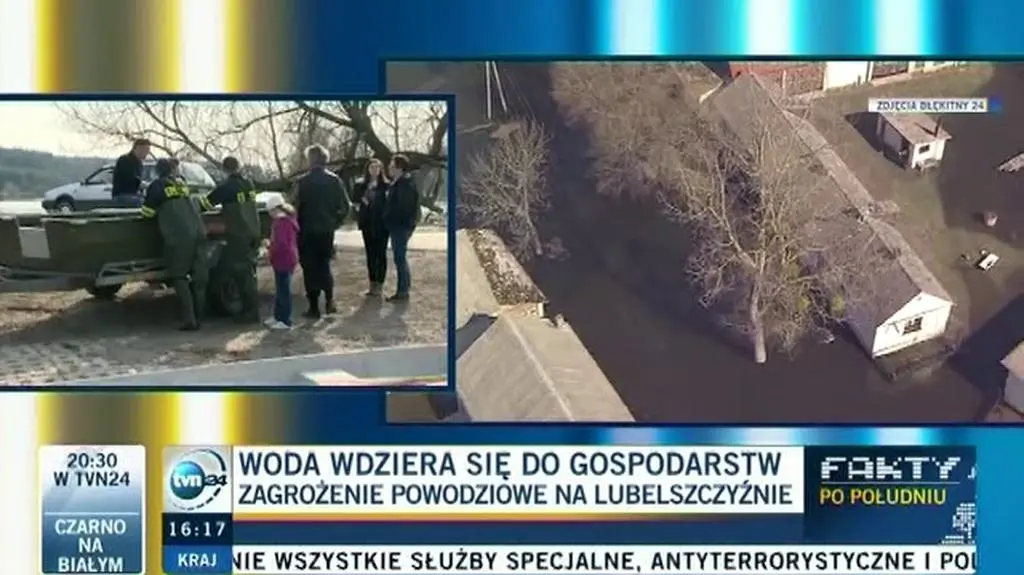 Woda w gospodarstwach w gminie Hanna (TVN24)