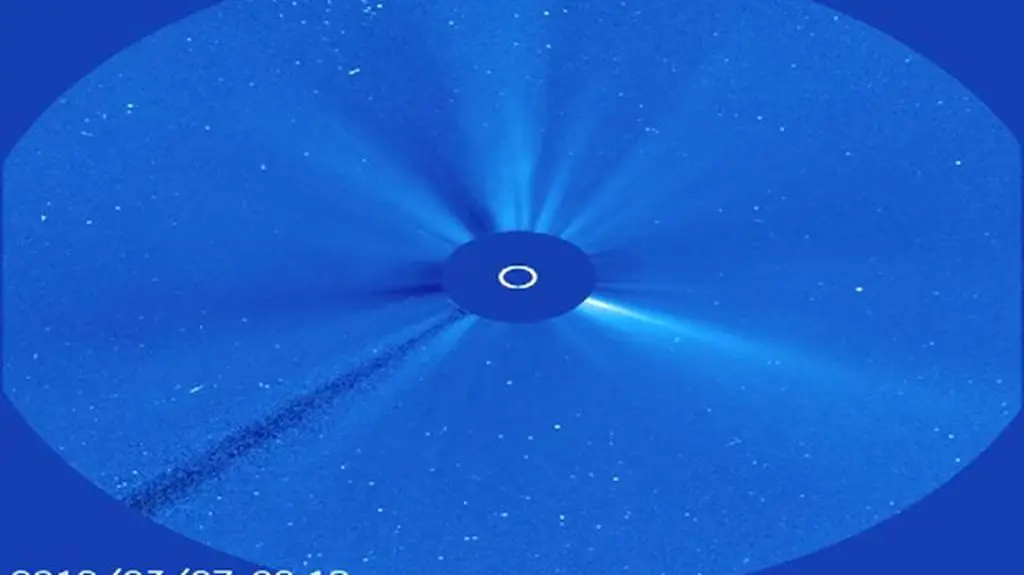 Wyrzut słonecznych cząsteczek / NASA