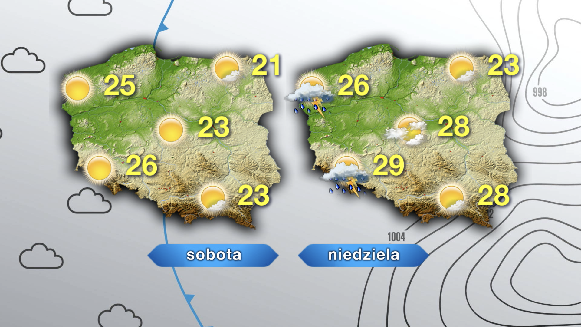 Prognoza pogody na sobotę i niedzielę