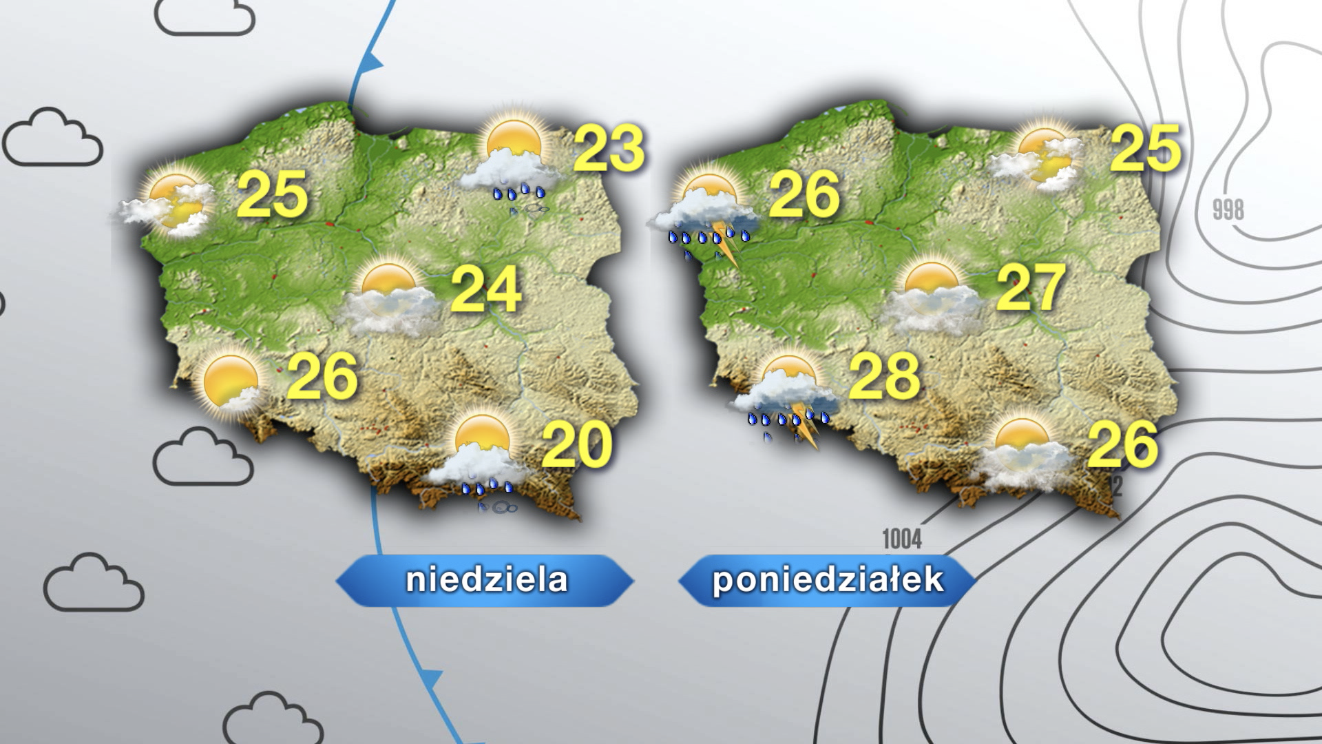 Prognoza pogody na piątek i sobotę