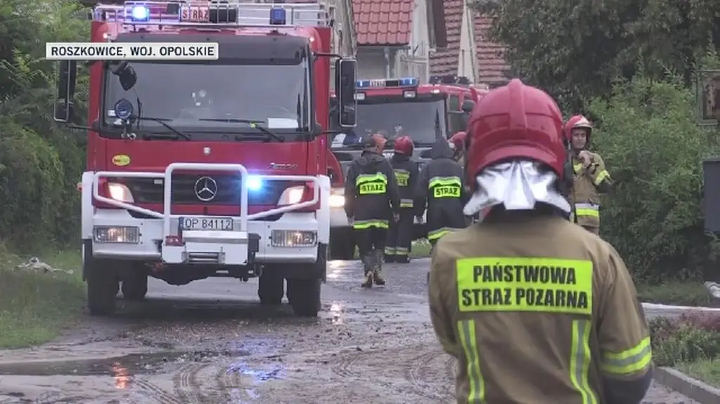 Zalane drogi i posesje w Roszkowicach