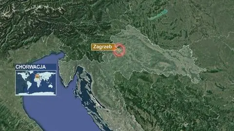 Ziemia zatrzęsła się na północ od Zagrzebia 