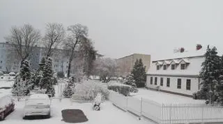Zima w Pucku, woj. pomorskie