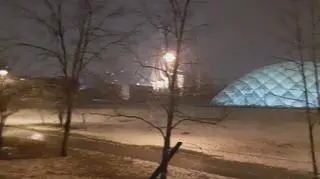 W Mielcu pada śnieg Zimno i mokro 