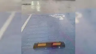 Ulewa z gradem w Opolu