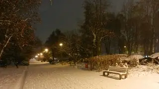 Urok zimy nocą