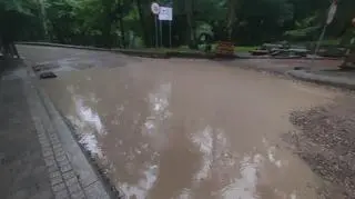 Po raz drugi ulica została zalana