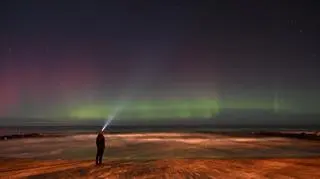 Zorza polarna w Niechorzu