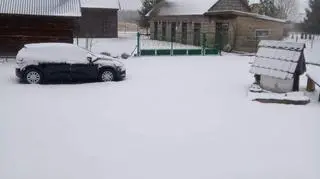 Zima w Wilanowie okolice Mielnika