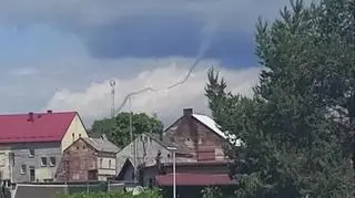 Trąba powietrzna, okolice Nowej Cerekwi (Opolskie)