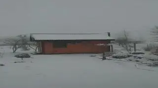 Zima w pełni okolice Leby