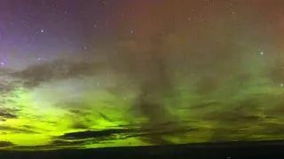 Zorza polarna nad Bałtyckiem