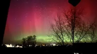 Zorza polarna widoczna z Koszalina