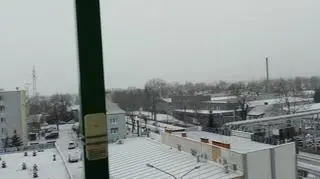 Marcowy śnieg w Rogoźnie Wielkopolskim.