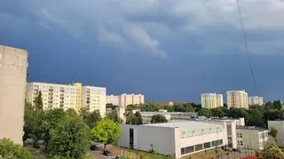 Chwile przed burzą w Sosnowcu