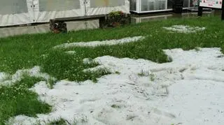 Burza i grad w Mikołajkach