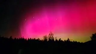 Zorza polarna Wysowa -Zdrój