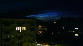 Piękne obłoki srebrzyste nad Ustką - Zdjęcia 12.07.2023r