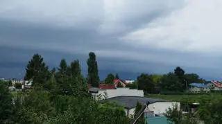 Superkomórka burzowa tzw. MSC  Skierniewice ( łódzkie)