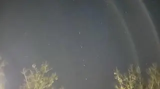 Satelity Starlink nad Olsztynem