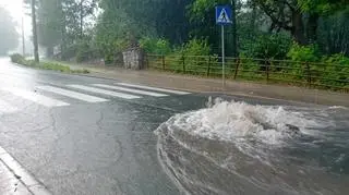Oberwanie chmury w Świeradowie-Zdroju