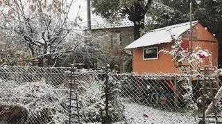 A za oknami zima. Oleszna (dolnośląskie)