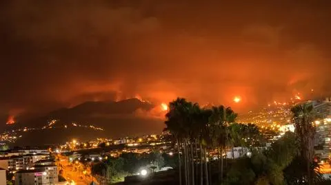 "Z mojego okna widać lawinę dymu, która powoli schodzi w dół zboczy". Relacja Polaka z Teneryfy