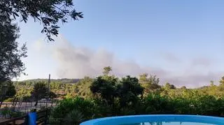Pożar na greckiej wyspie Rodos