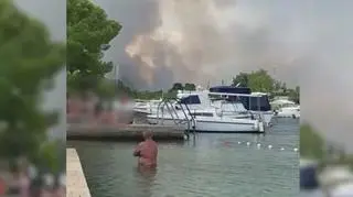 Pożar w Chorwacji, 2 sierpnia 2022