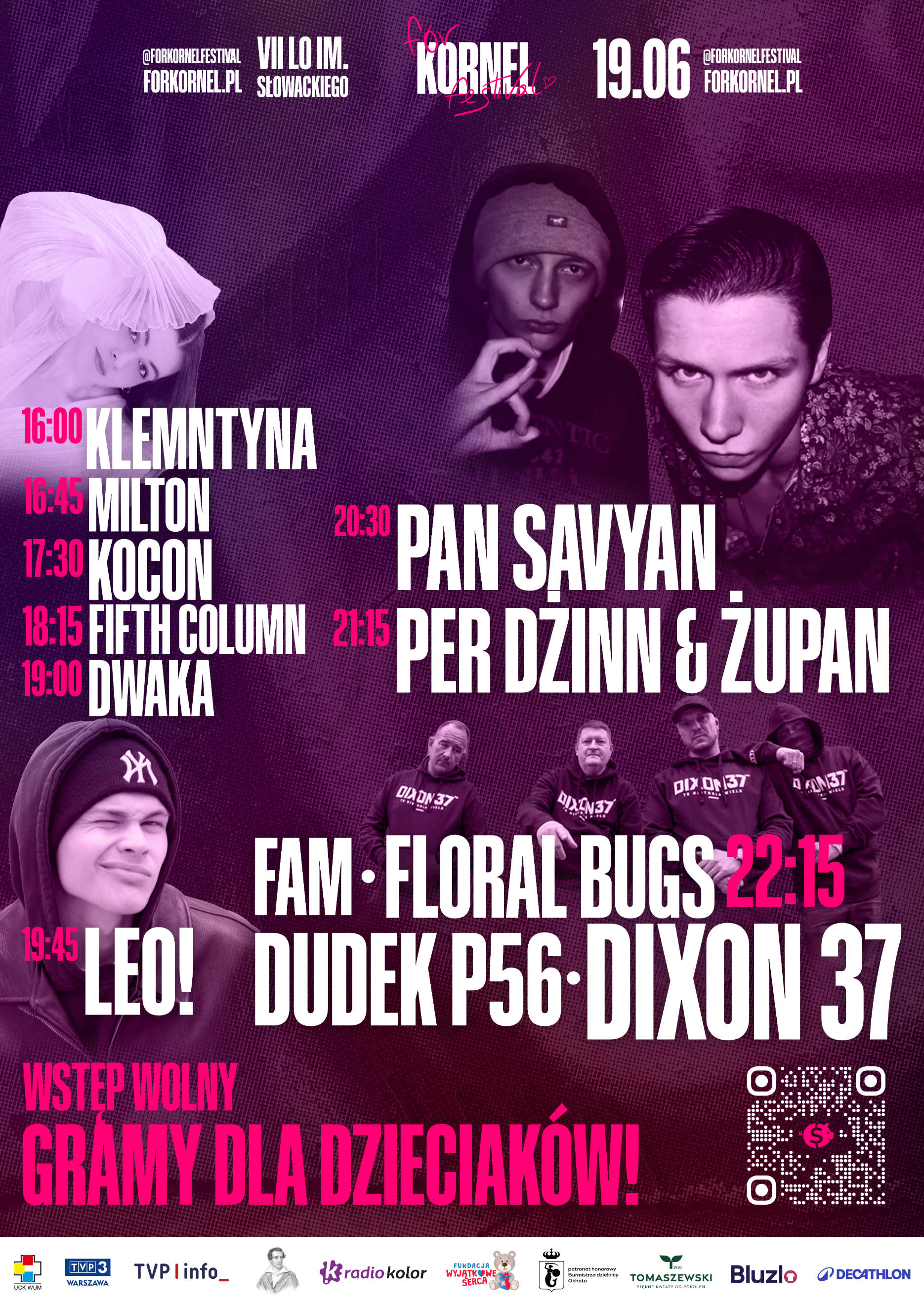 Line-up For Kornel Festival 