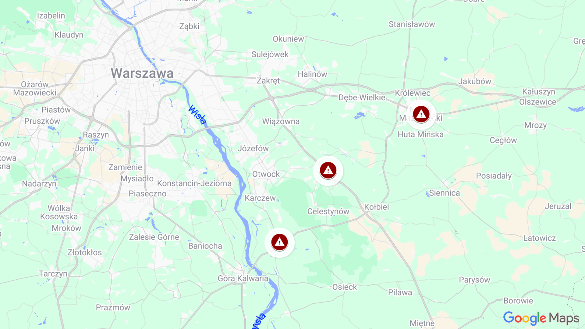 Miejsca, gdzie ktoś porzucił odpady