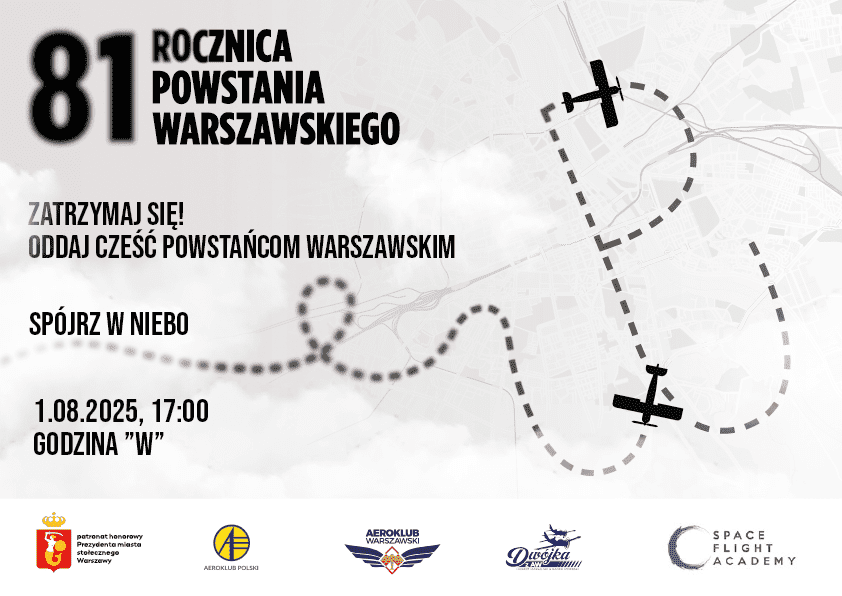 W godzinę "W" na niebie pojawi się znak Polski Walczącej
