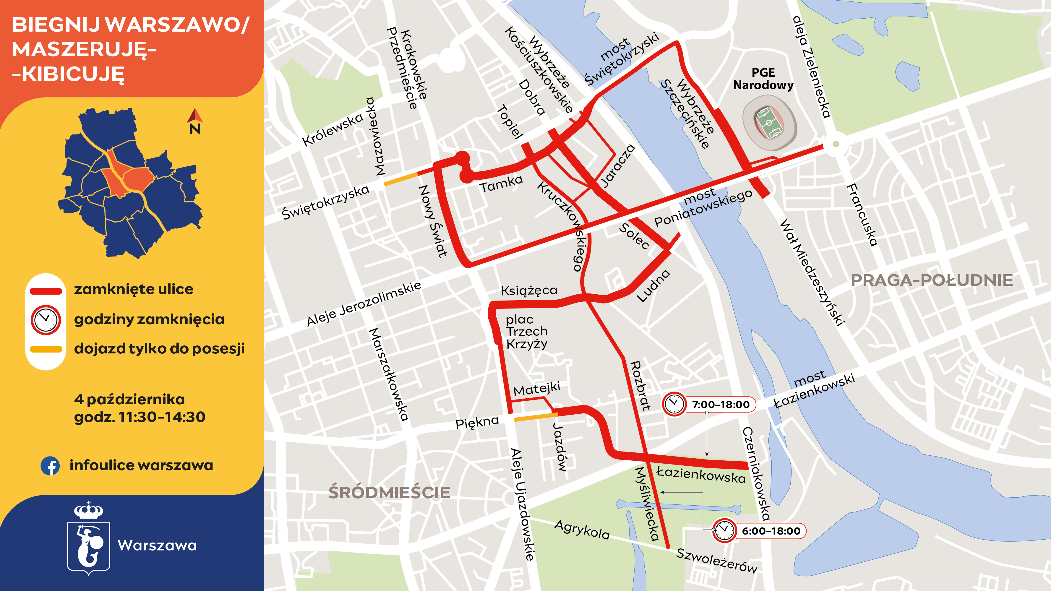 Warszawa. Zmiany w ruchu i komunikacji