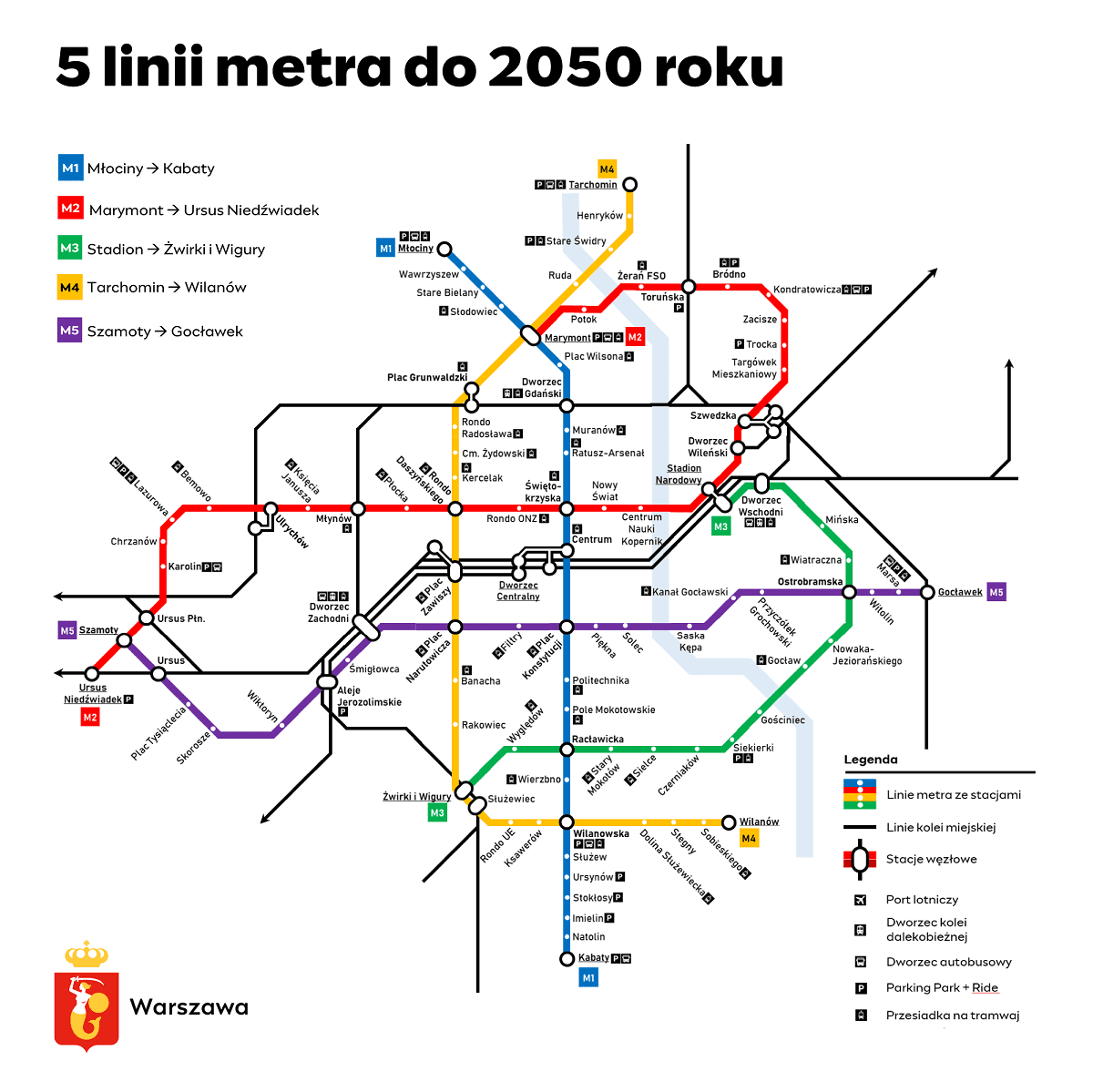 Plan rozbudowy metra 