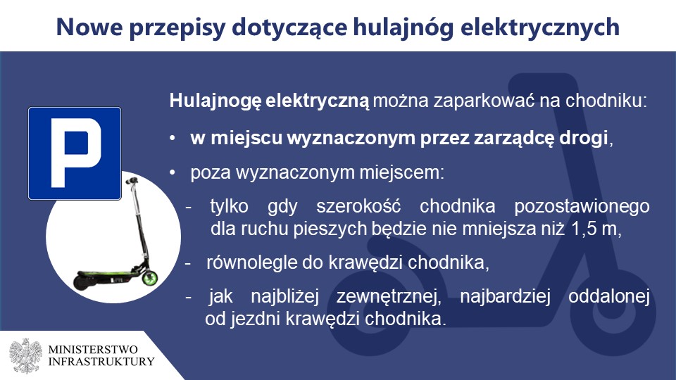 Przepisy dotyczące hulajnóg elektrycznych