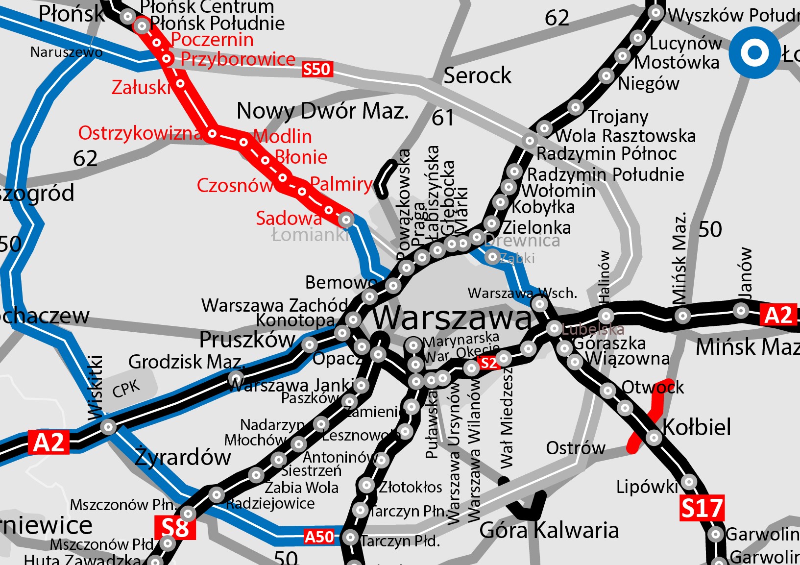 Przygotowania dla Wschodniej Obwodnicy Warszawy ruszają od nowa