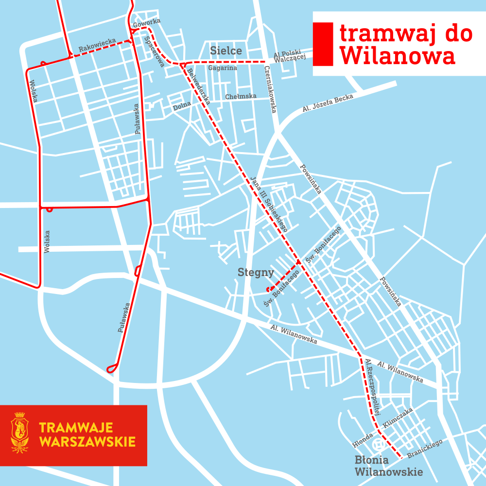 Tramwaj do Wilanowa 