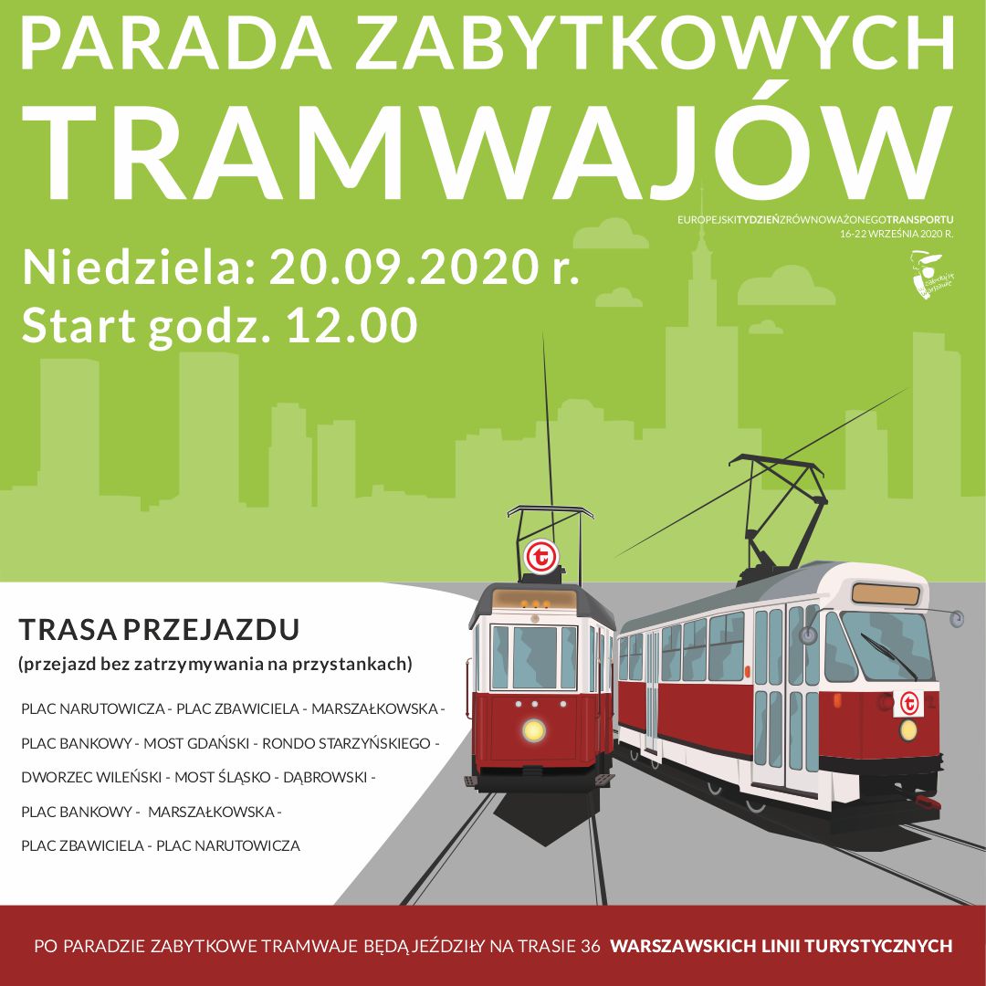 W niedzielę odbędzie się parada zabytkowych tramwajów