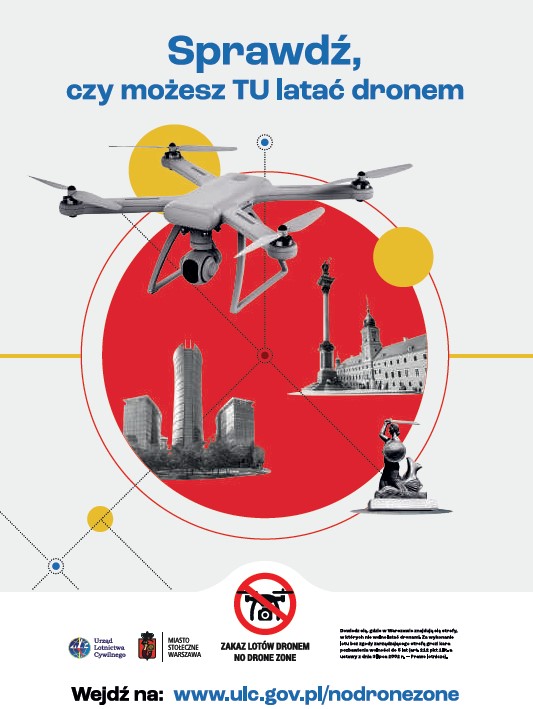 Ratusz rusza z kampanią informacyjną dotyczącą dronów
