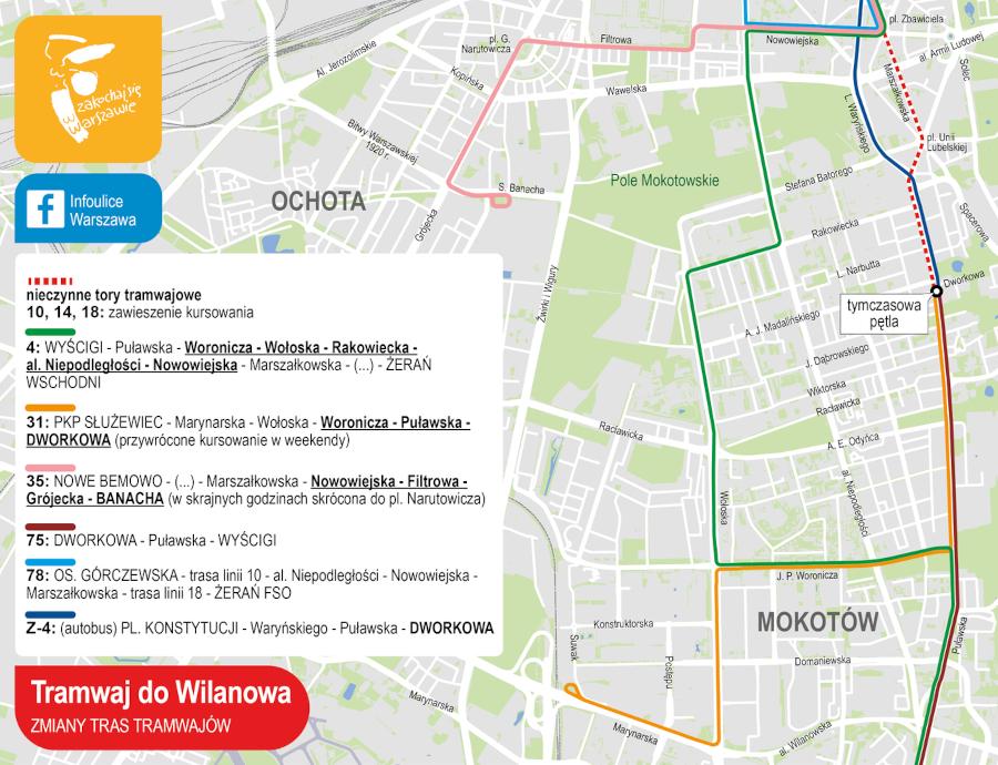 Kursowanie niektórych linii tramwajowych zostanie zawieszone