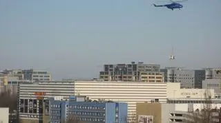 Akcja z udziałem helikoptera