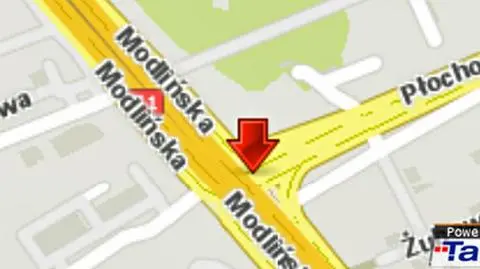 Ciężarówka na boku.  3 osoby w szpitalu