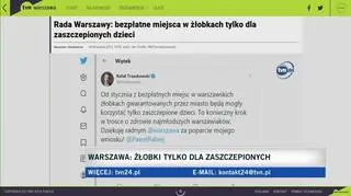 "Jeżeli rodzice nie szczepią dzieci to jest to bardzo poważne zagrożenie"